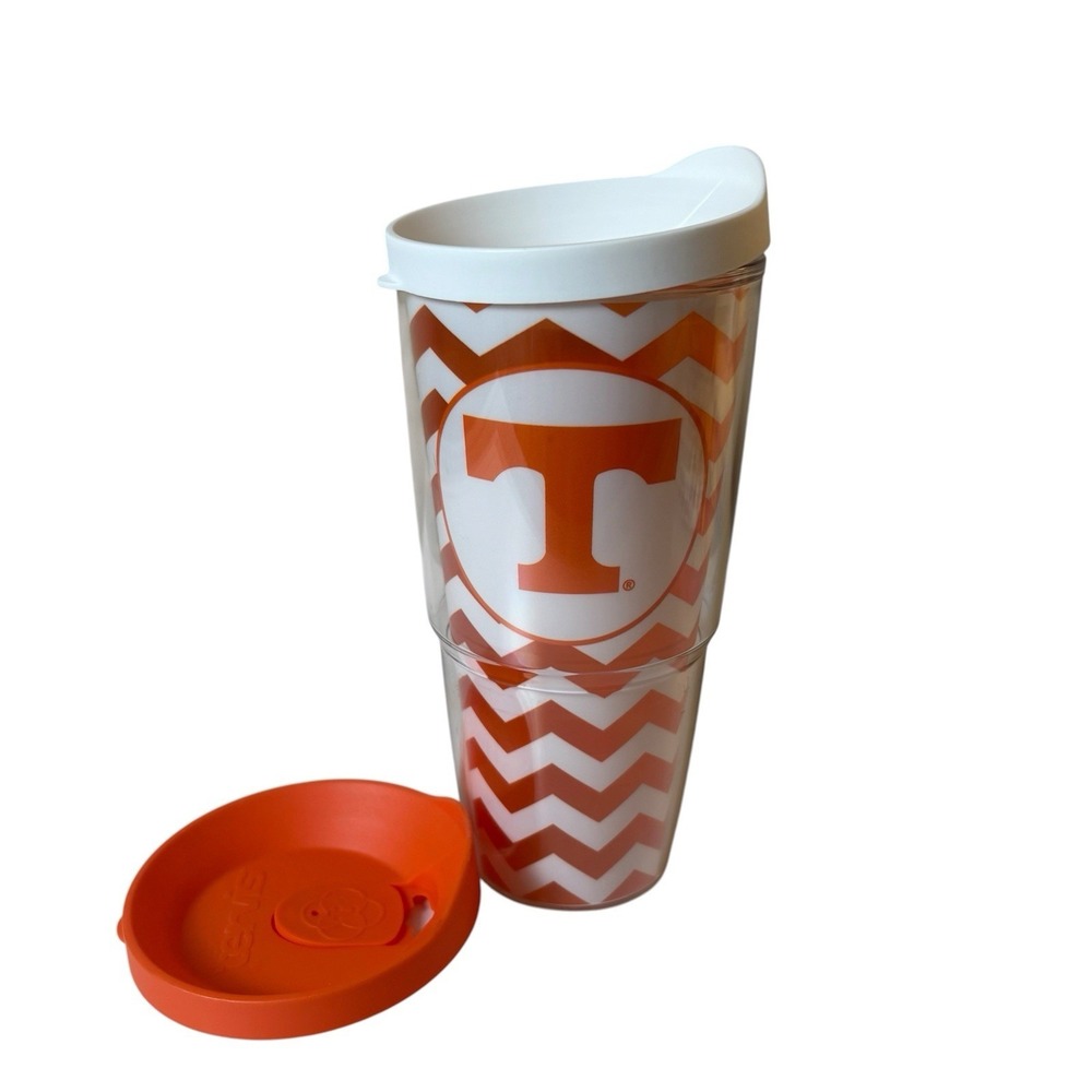 Tennessee Volunteers UT Tervis Tumbler 24 oz EUC Includes 2 Lids Rocky Top